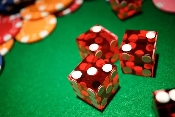 Live-dealer blackjack table with multi-camera view